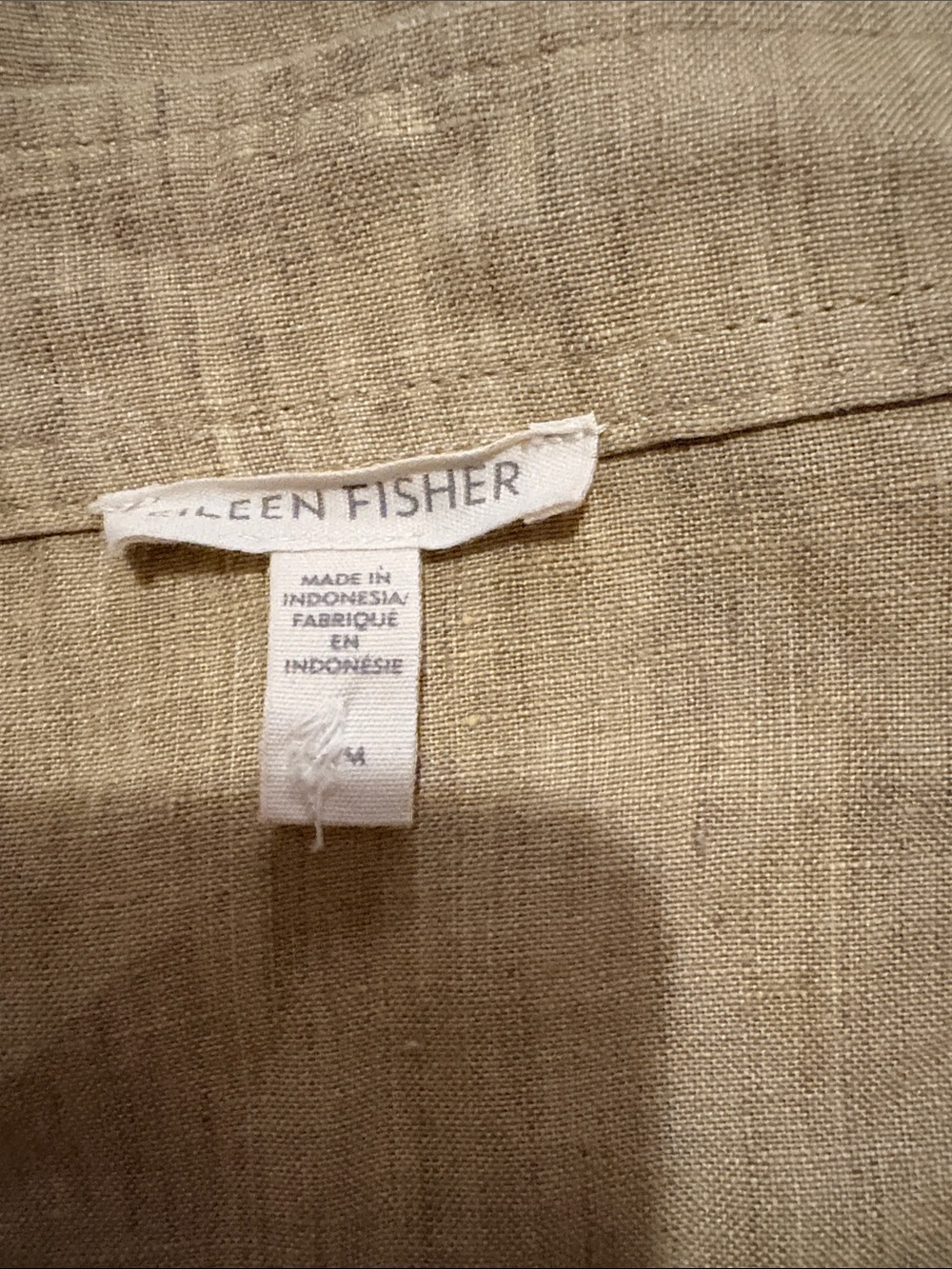 Eileen Fisher Linen Tiered Sundress - Picture 9 of 10